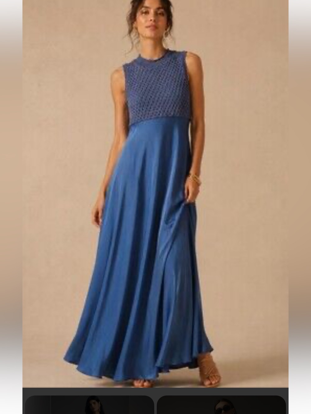 Anthropologie Mock Neck Dress
